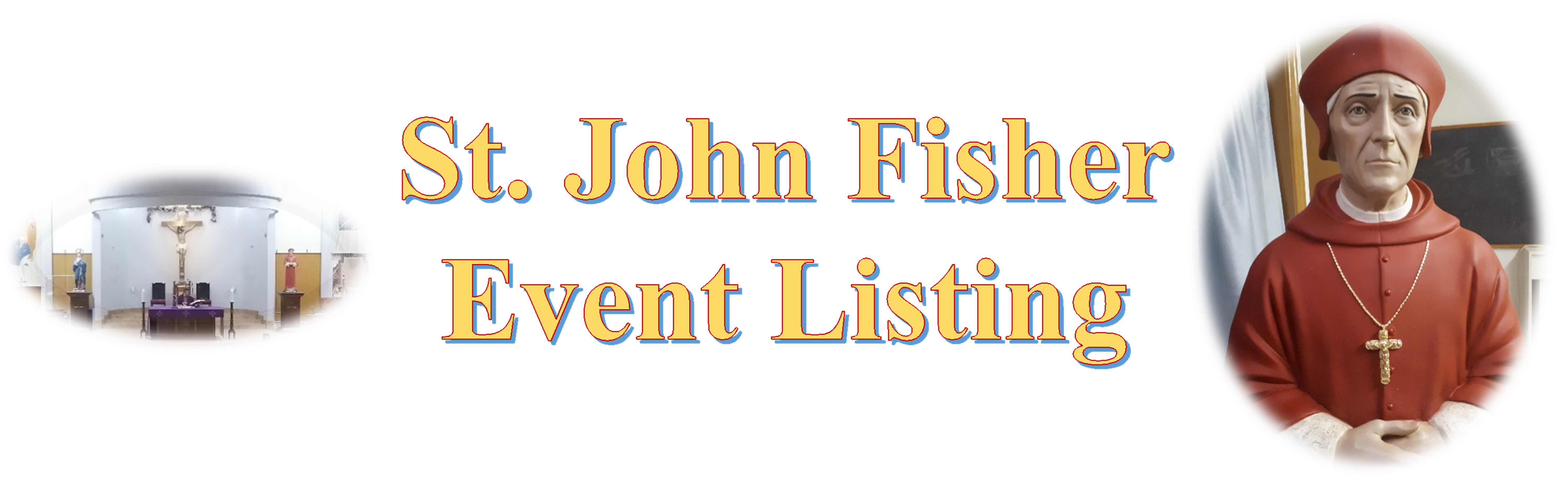 St John Fisher Event Listing Banner