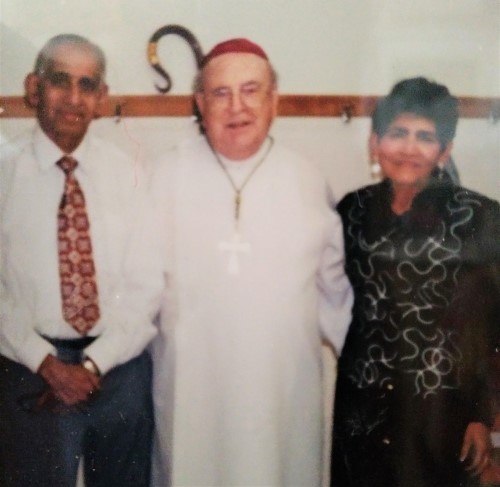 Reg & Shirley Digby with Bishop Lacey
