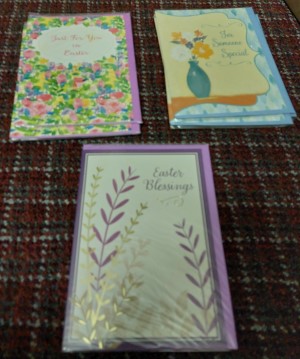Easter cards $1 each