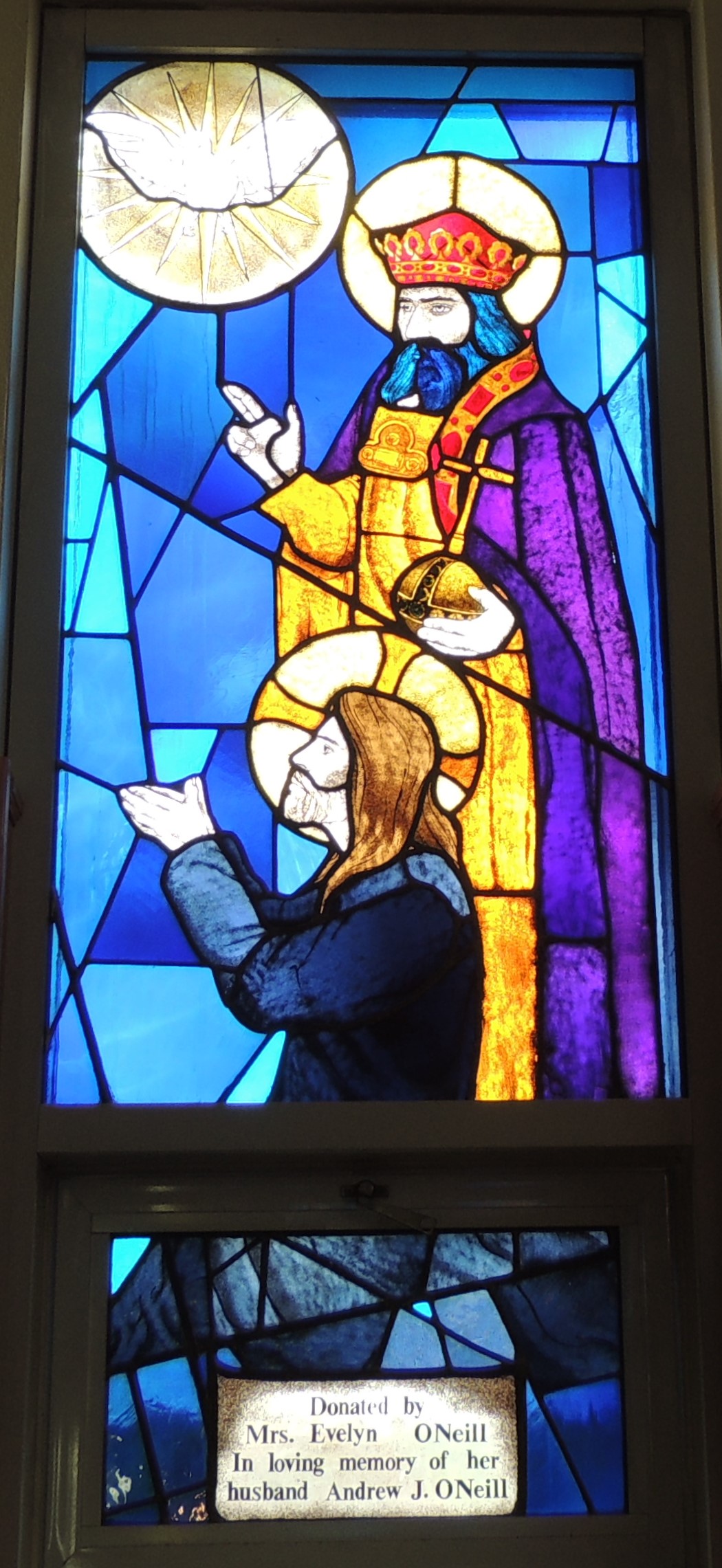 Holy Trinity - stained glass window