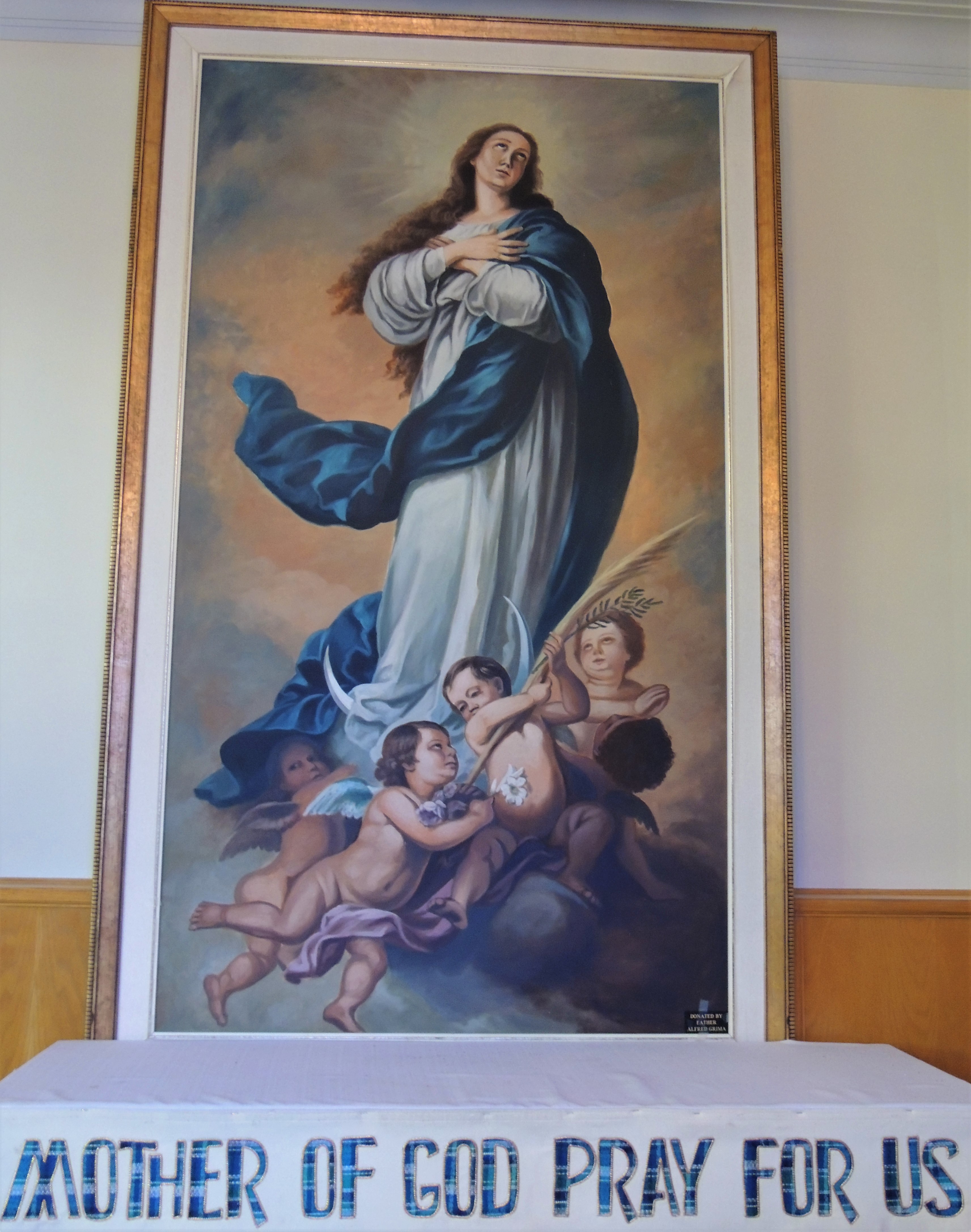 Ascension of Mary painting